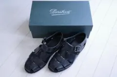 Paraboot グルカサンダル ネイビー シボ革 42 - メルカリ