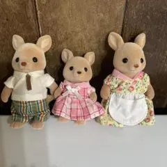 は*奨様 シルバニアファミリー　カンガルー　お父さん　お母さん　お姉ちゃん　人形