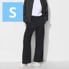 ドライスウェットワイドパンツ　ユニクロ　S レディース　イージーパンツ