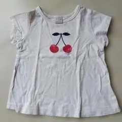 petit main さくらんぼ Tシャツ 90