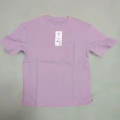 ヒラキ ポケットTシャツ パープル 130cmのサムネイル