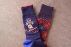 POLOポロラルフローレン【2足セット／メンズ】おしゃれなソックス【新品です】