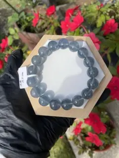 天然石　ブルーフローライト　ブレスレット 約16.5cm