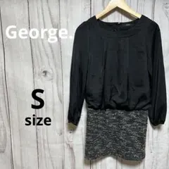 《SALE中》George. ワンピース  ブラック