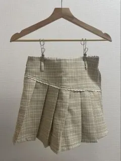 SPINNS ミニスカート　プリーツミニスカート