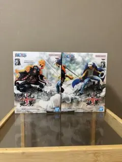 ワンピース 戦光絶景　黒ひげ　ロー フィギュア 2体セット（未開封品）