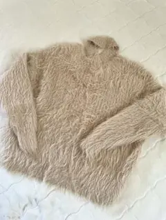 GYDA 2WAYシャギーチョーカーニットトップス