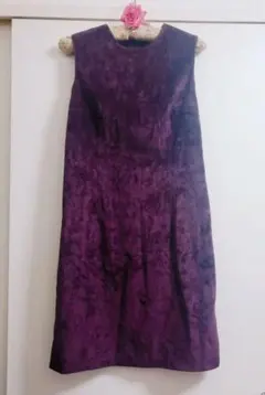 メルカリ便 送料込☆ 日本製 スエード ミニ ワンピース 定価1万円