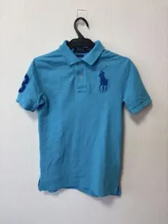 Polo Ralph Lauren ビックポニー ブルー ポロシャツ S - メルカリ