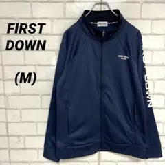 FIRST DOWN ファーストマウント　トラックジャケット　ジャージ　紺　Mのサムネイル