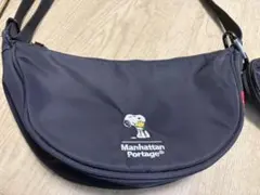 マンハッタンポーテージ スヌーピー コラボ ショルダーバッグ ブラック 限定のサムネイル