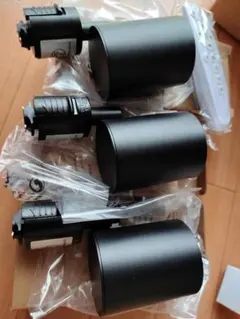 一体式ダクトレール用スポットライト 60W形相当 電球不要 ブラックリモコン付き
