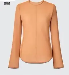 ユニクロ シアークルーネックT（長袖）