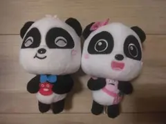 Baby Bus パンダ ぬいぐるみ 男女セットのサムネイル