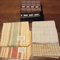 新品ハンカチ 6枚 DKNY、Burberrys、 NICOLE CLUBメンズ