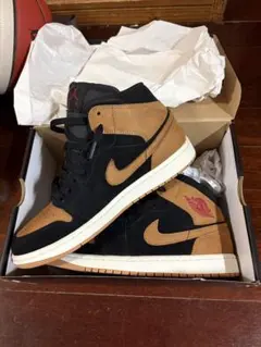 NIKE Air Jordan 1 Mid SE ブラックレッド 27cm