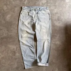 90s リーバイス 505 ストレート W36 L30 鬼ヒゲ フェード 古着