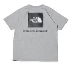 【新品未使用タグ付き】THE NORTH FACEバックスクエアロゴT グレーL