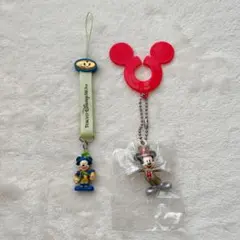 ミッキーマウス　ストラップ　キーホルダー