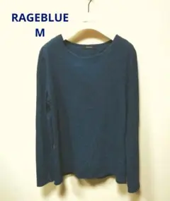 RAGEBLUE レイジブルー 長袖カットソー ネイビーのサムネイル
