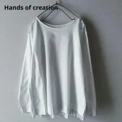 Hands of creation ブラウス　バックプリーツ　ゆったり　コットンのサムネイル