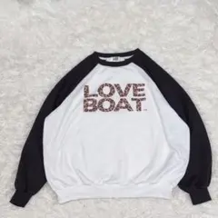 秋冬即戦力✨LOVE BOAT Y2K ラグランスウェット M ユニセックス