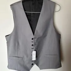 フォーマルベスト グレー ブラック