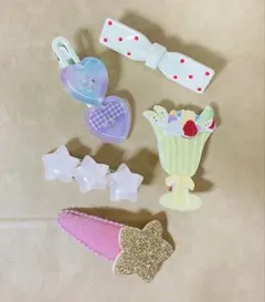 【5個セット】ヘアクリップ