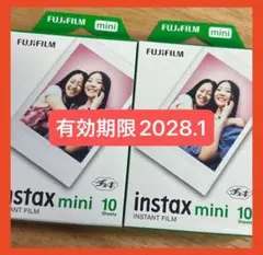 完全未開封　FUJIFILM instaxmini チェキフィルム　20枚　即日
