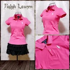 ラルフローレン ポロシャツ ピチT ビッグポニー ピンク 平成ギャル y2k