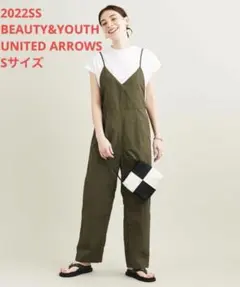 ほぼ新品＊BEAUTY&YOUTH UNITED ARROWS ナイロンサロペG
