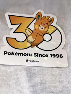 韓国限定 ポケモン 30周年記念 ステッカー 公式品 シール アチャモ
