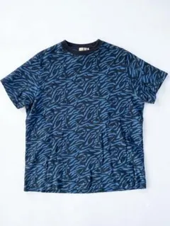 【希少】90s ユーロリーバイス 総柄 Tシャツ L ポルトガル製 ブルーのサムネイル