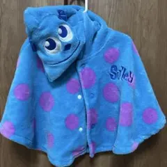 フード付き水玉ポンチョ