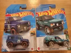 ホットウイール Land Rover 2台セット 輸入品