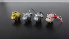 牛 ストラップセット