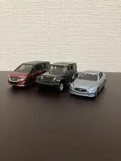 トミカ 묶음 판매 3台セット セレナ・Jeep・スカイライン