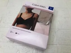 Calvin Klein カルバンクライン ワイヤレスブラ 2枚組 L アソート