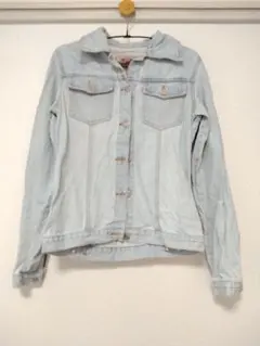 薄い青 デニムジャケット L