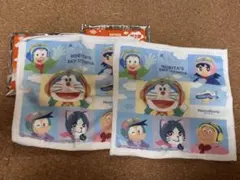 【新品未使用2枚セット】ドラえもん マイクロファイバー ハンドタオル