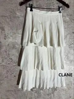 ☘️CLANE ティアード フレアロングスカート プリーツデザインのサムネイル