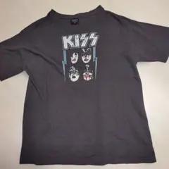 KISS キッス Tシャツ 大きめMサイズ　グレーのサムネイル