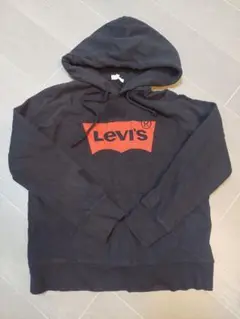 Levi's ブラック フード付きパーカー サイズS