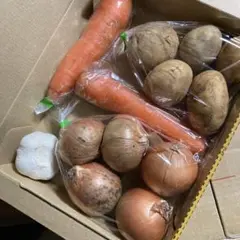即買い歓迎！野菜詰め合わせ！じゃがいも玉ねぎSサイズにんじんにんにく！