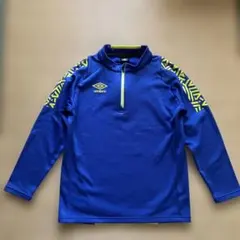 umbro トレーニングトップ ブルー×イエロー 　150　トレーナー