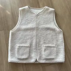 ボア　フリースベスト　レディース
