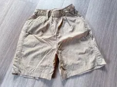 ベージュ ナイロン ハーフパンツ 130