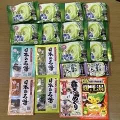 温泡　デカまる　日本の名湯　露天湯めぐり　にごり炭酸湯　爆汗湯　18個セットのサムネイル