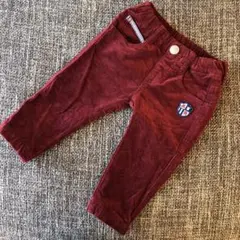 【美品】ミキハウス ストレッチコーデュロイパンツ 80cm ボトムス