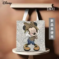 ミニーマウス トートバッグ　レオパード柄　ヒョウ柄　新品　未使用　【ラスト１点】